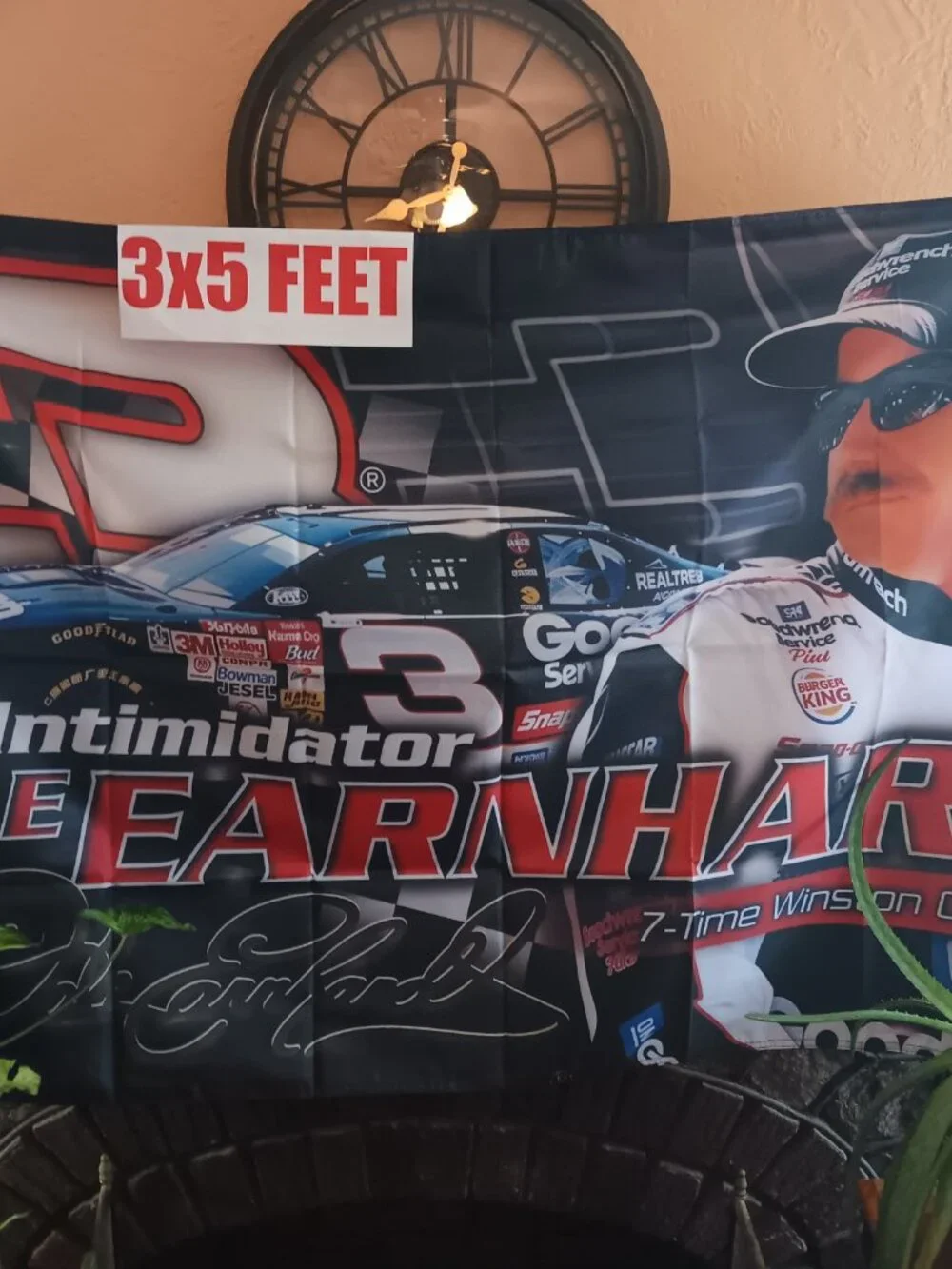 Dale Earnhardt #3 NASCAR 3x5 Feet Flag The Intimidator